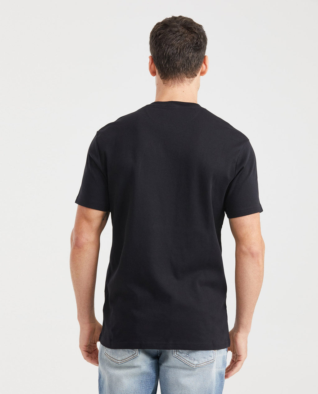 Men's T-Shirt: 100% Cotton - Black