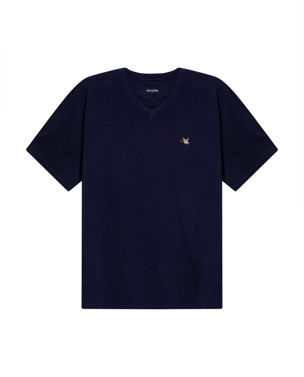 Men's Slim Fit V-Neck T-Shirt - Blue