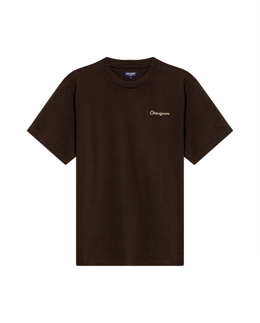 Men's Rodeo T-Shirt Classic Fit Short Sleeve Artisan Embroidery - Brown