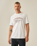 Men's Rodeo T-Shirt Slim Fit Short Sleeve Cotton Jersey Nazca Medium Weight Front Back Graphics - Raw