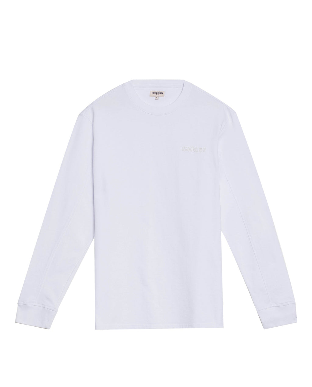 Men's Classic Fit Long Sleeve T-shirt in Cotton Voyage