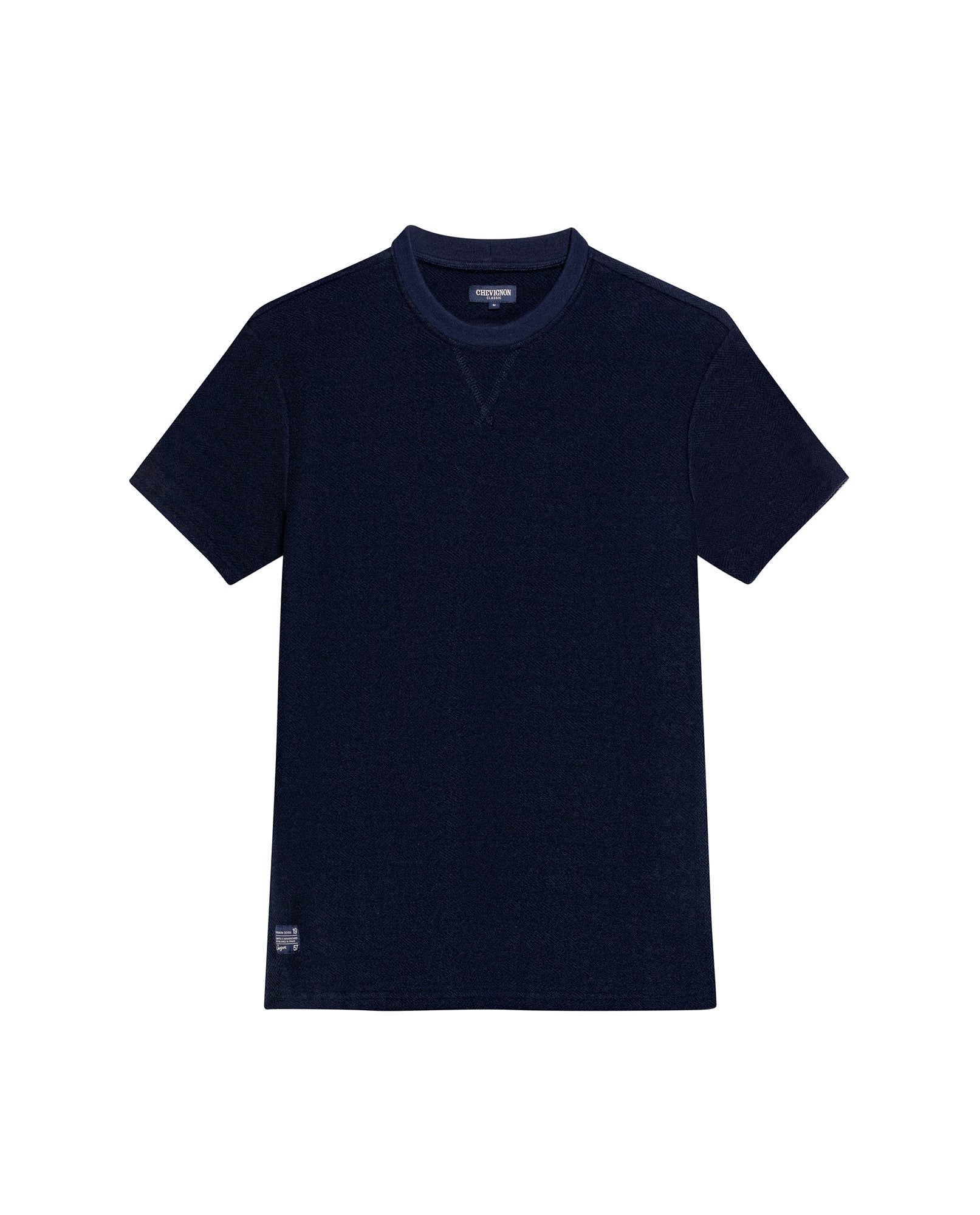 Men's Classic Fit T-shirt in Cotton Stretch Blend Seaport