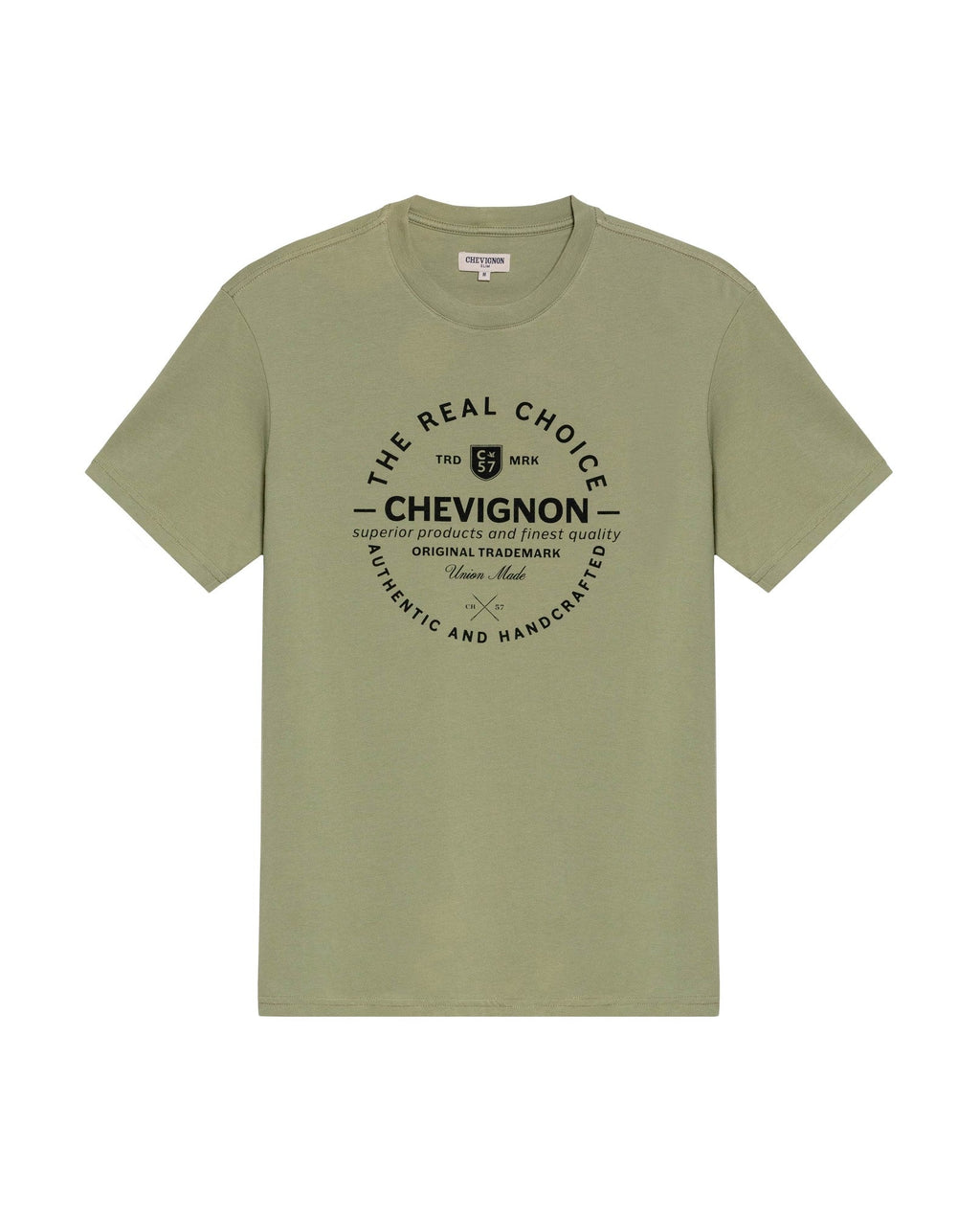 Men's Slim Fit Short Sleeve T-shirt in Cotton Festive