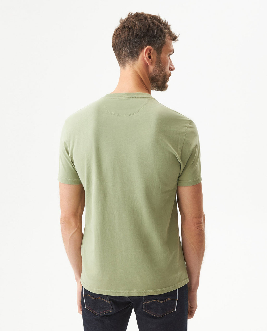 Men's Slim Fit Short Sleeve T-shirt in Cotton Festive