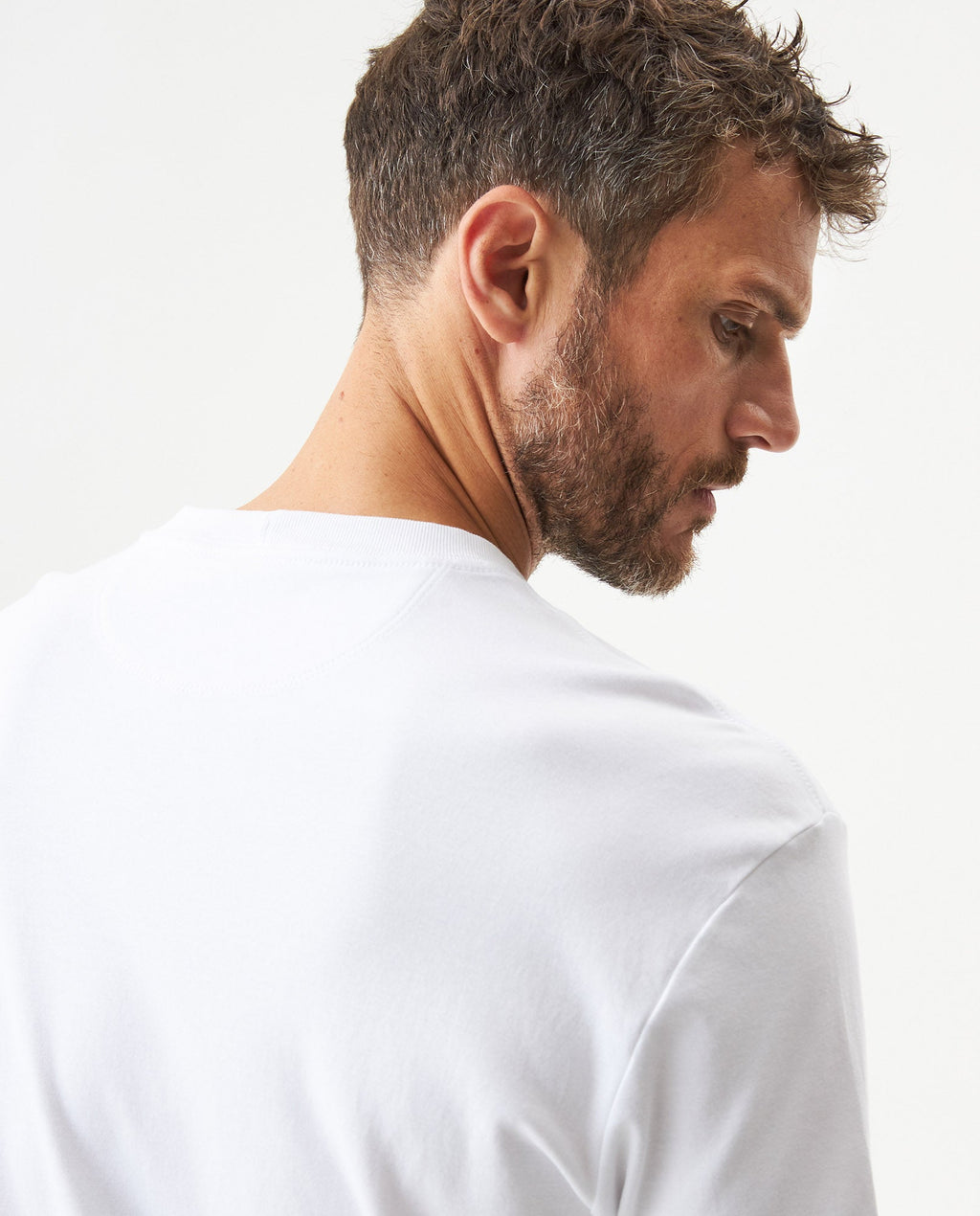Men's Classic Fit Printed T-shirt in Cotton Shipyard