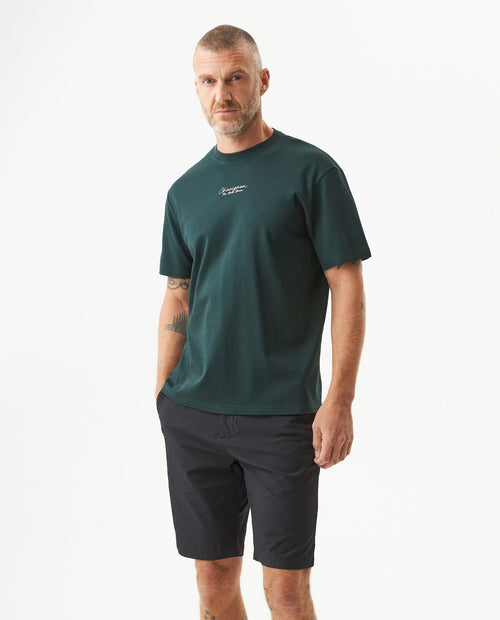 Men's Classic Fit Printed T-shirt in Cotton Bayside