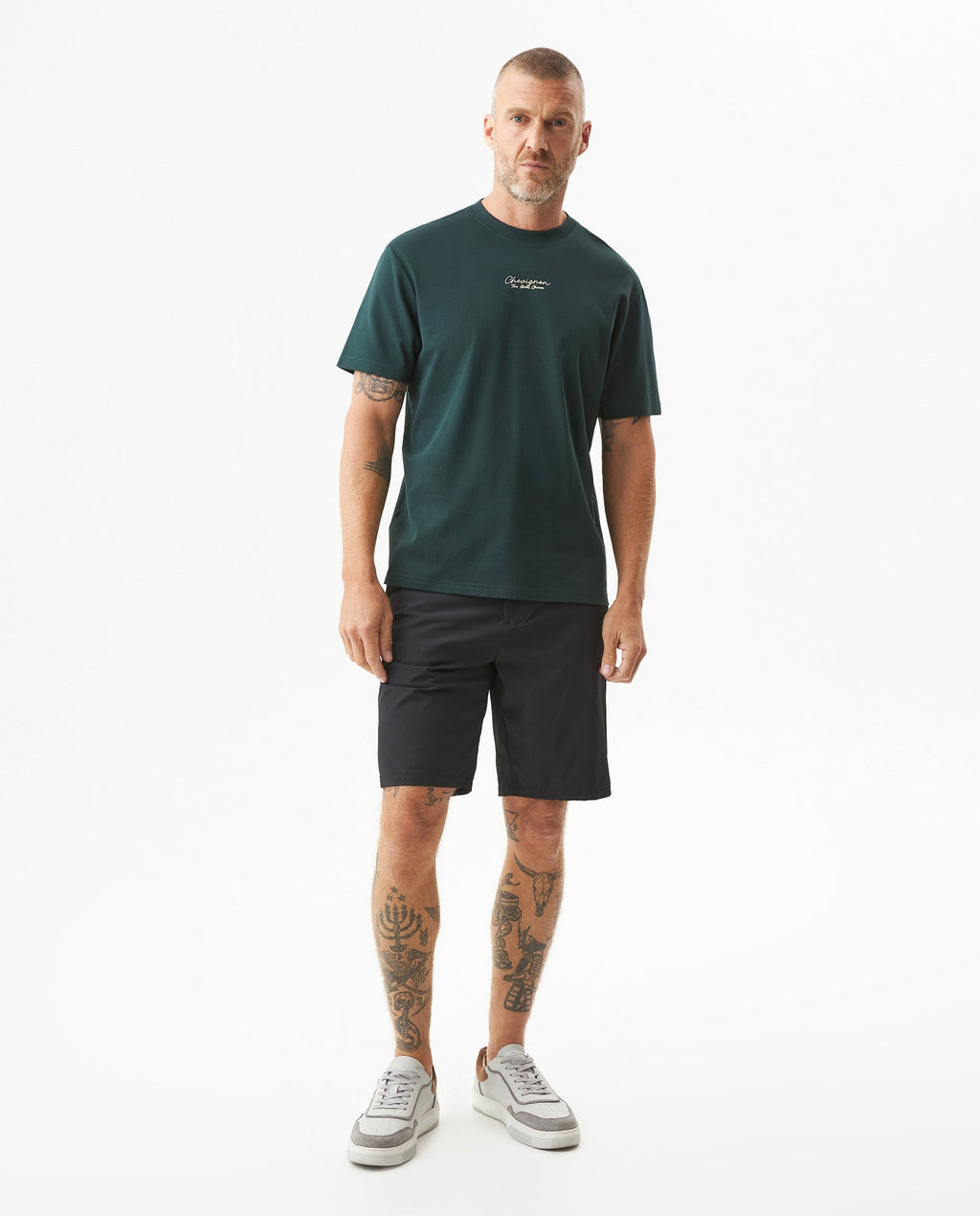 Men's Classic Fit Printed T-shirt in Cotton Bayside