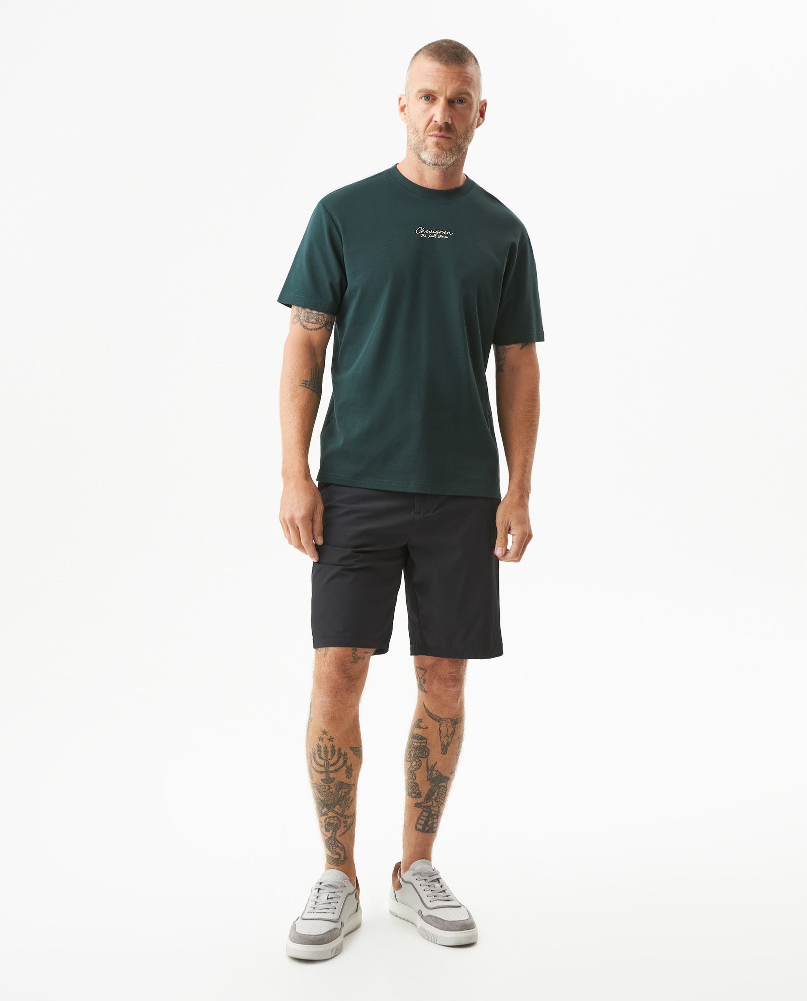 Men's Classic Fit Printed T-shirt in Cotton Bayside