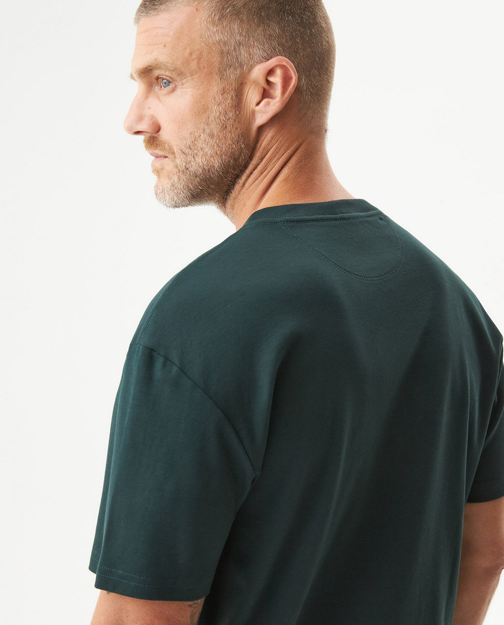 Men's Classic Fit Printed T-shirt in Cotton Bayside