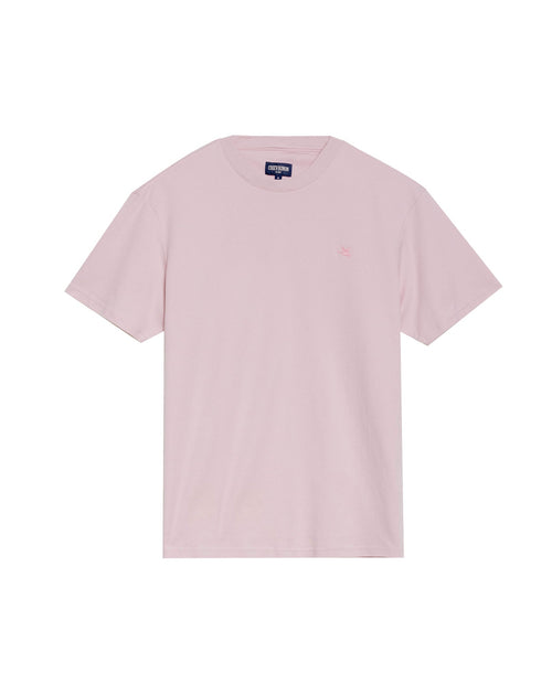 Men's Embroidered Slim Fit T-shirt in Cotton Twilight