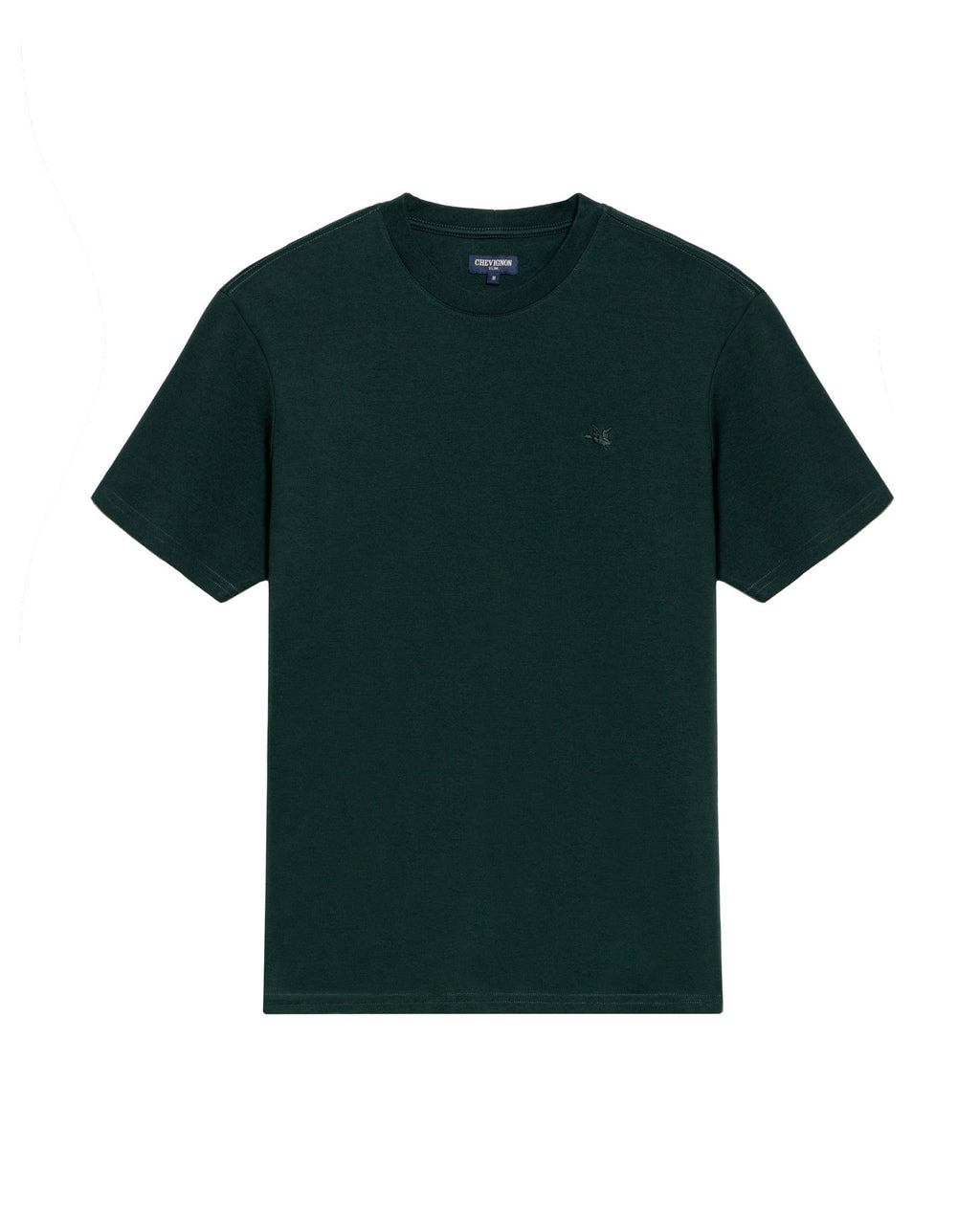 Men's Embroidered Slim Fit T-shirt in Cotton Twilight
